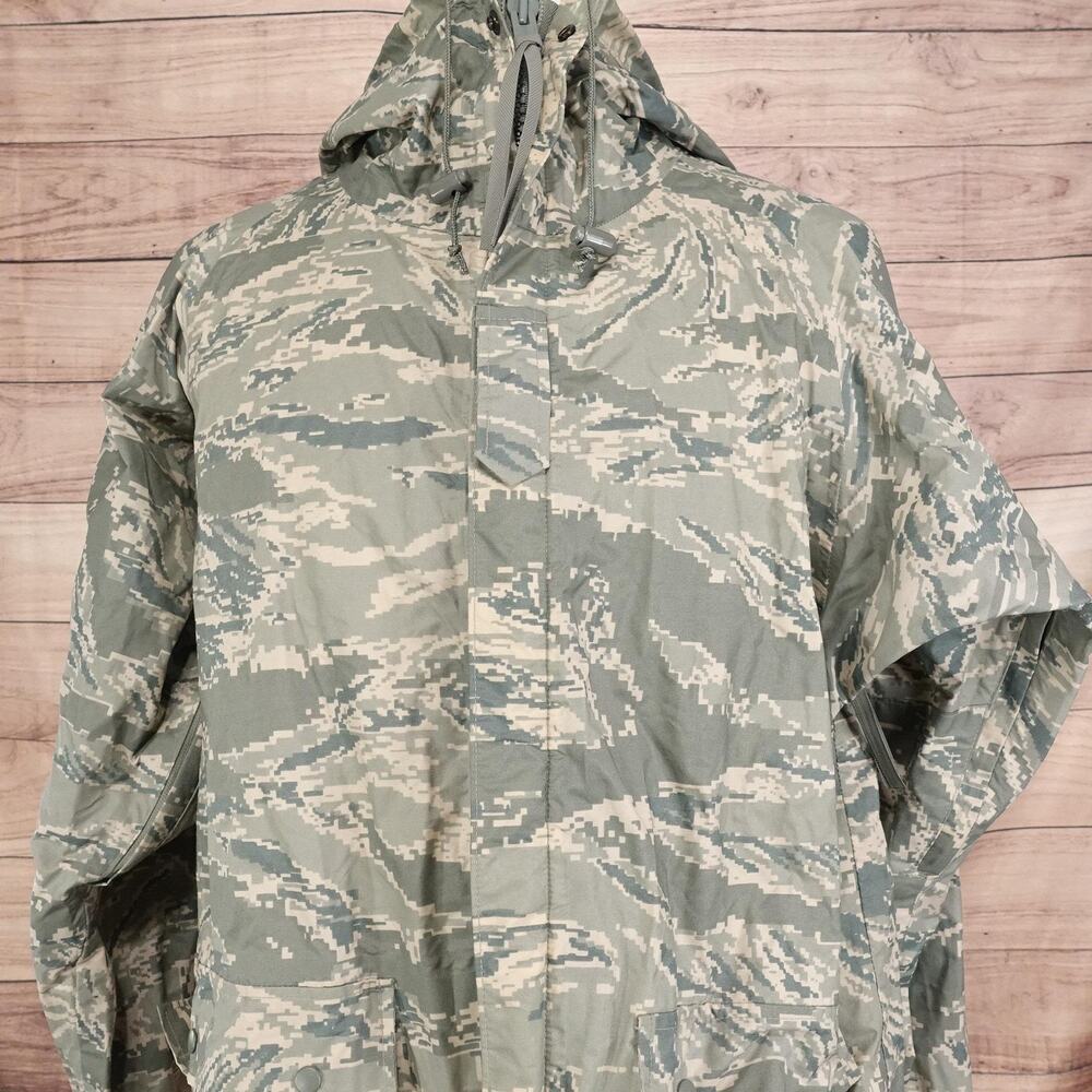 ORC Industries Parka Mens Small ABU Tiger Stripe Camo Rain Suit 8405-01-542-9649